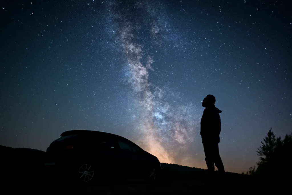 Stargazing in the Night Sky Without Gear